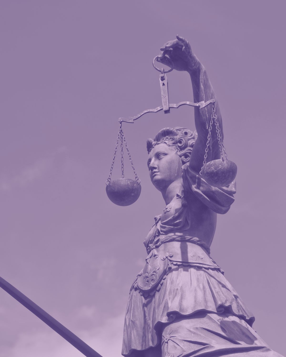 Justitia on the Fountain of Justice, Römerberg, Frankfurt